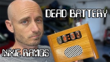 My Nixie tube Ramos clock backup battery died, let