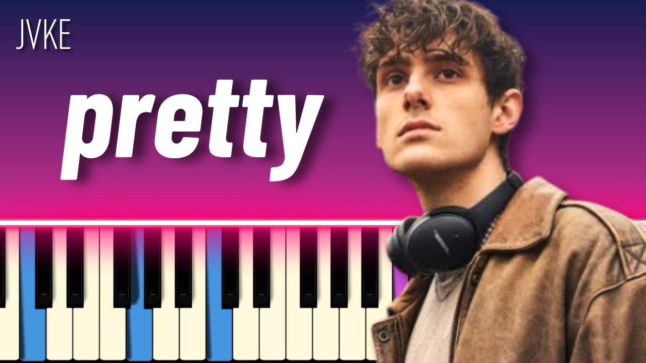 pretty (EASY PIANO TUTORIAL) - JVKE