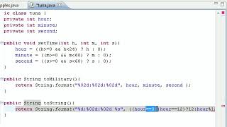 Java Programming Tutorial   37   Display Regular time