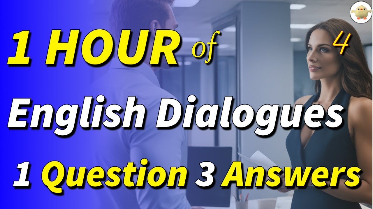 1 Hour English dialogues to Practice Answering English Questions in ...