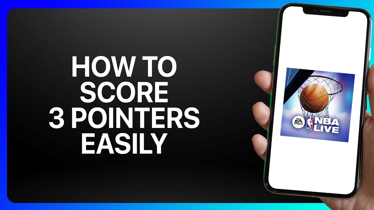 How To Score 3 Pointers Easily in NBA Live Mobile Basketball Tutorial ...