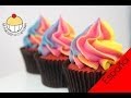 ¡Fácil Técnica de Remolino de Glaseado Arcoíris para Cupcakes! - Cupcake Addiction