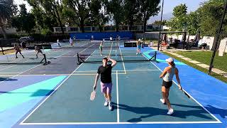 Bad Pickleball Pro Rec 5.5+ Brendon Long Vivian Glozman Rachel Rettger Zack Taylor 2Games APP Warmup