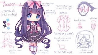 【Speedpaint】 Sweet Gothic - Sketching! (Hyan Timelapse #116 b)