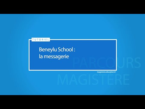 Beneylu school : la messagerie