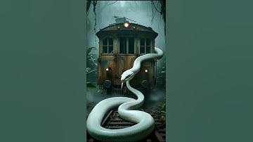 Abandoned Train, Hidden Danger☠ #shorts #viral #trending #snake #animals #nature #wildlife #ai