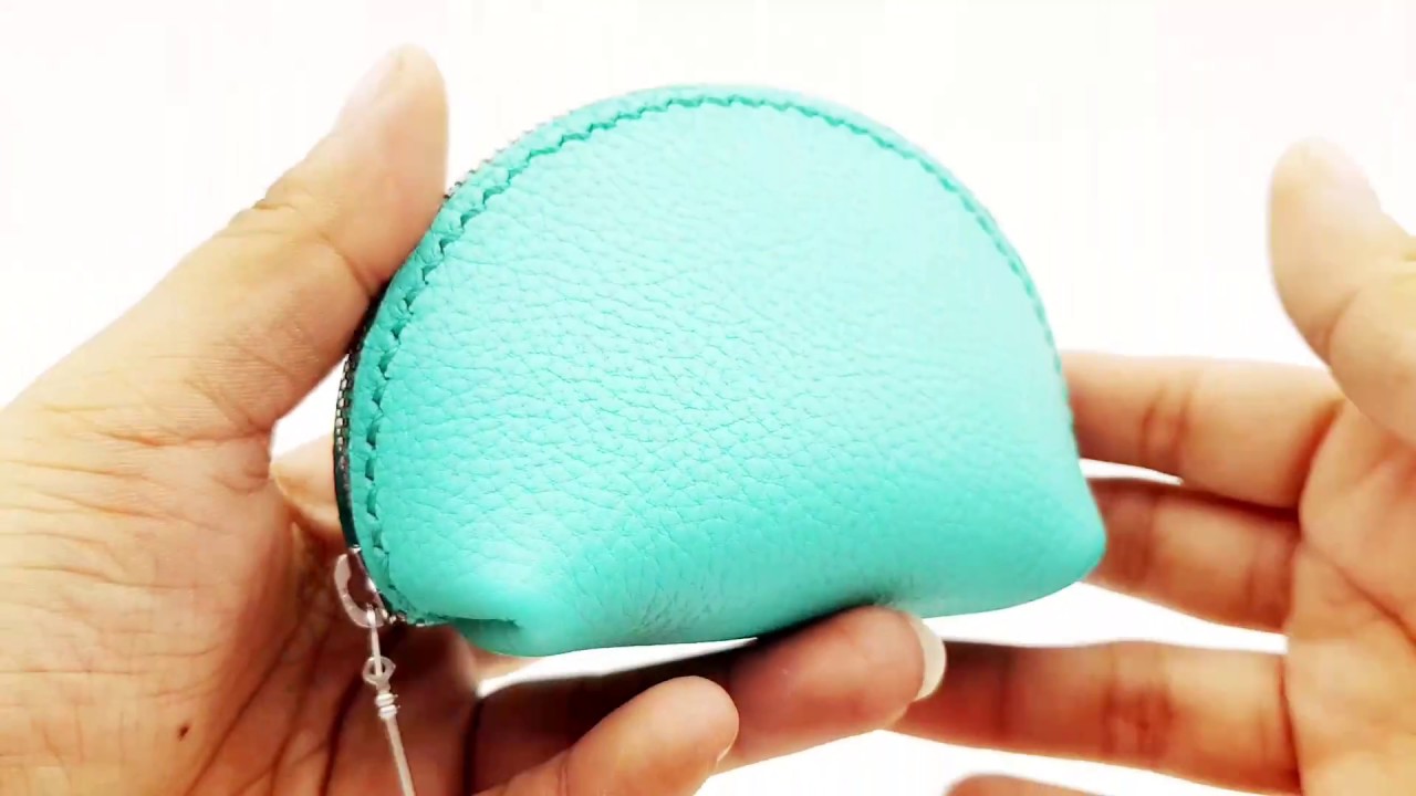 皮老闆皮革專賣 PLBDIY | 水餃零錢包材料包製作教學/Handmade/leather