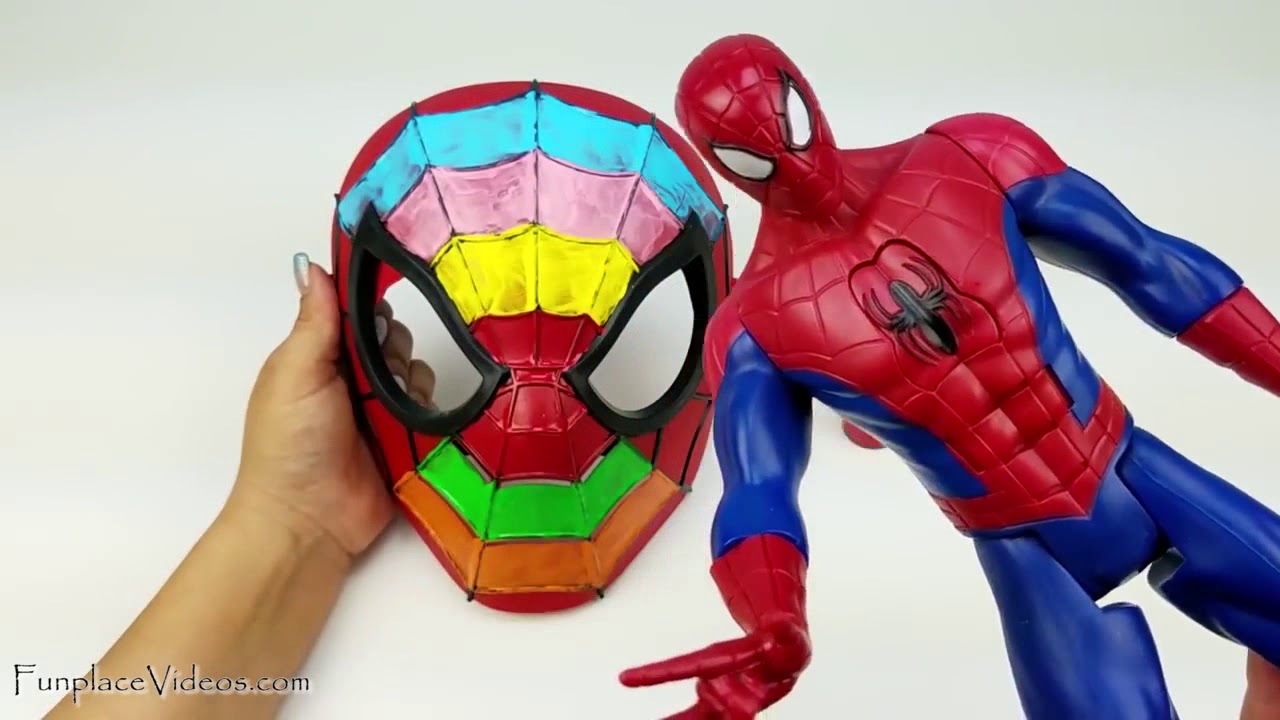 Learn Colors With Spiderman - YouTube