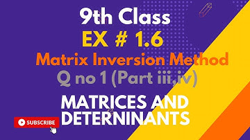 Ex # 1.6 question # 1 by inversion method | ex 1.6 question 1 class 9