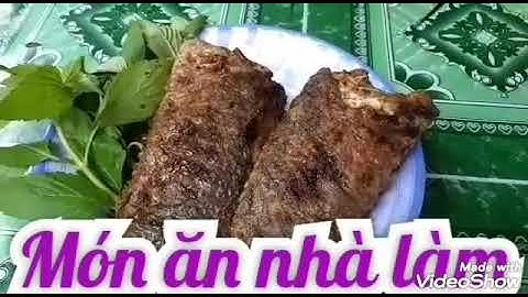 Bửa cơm chiều cá rô nướng trui | PHH