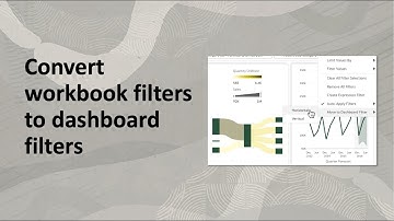 Convert workbook filters into dashboard filters in Oracle Analytics