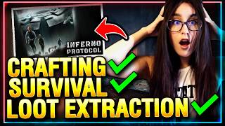 Survival Crafting Loot Extraction Maze Runner | Inferno Protocol (demo) Co-Op Gameplay