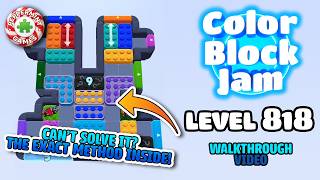Color Block Jam - Level 818 Walkthrough Solution