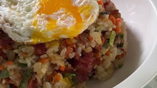 ✔베이컨야채볶음밥✔ 햄넣은 볶음밥보다  10배 맛있어요😄