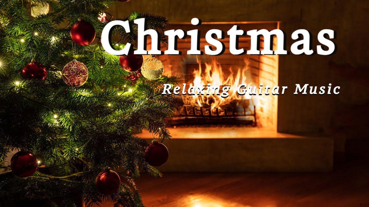 Relaxing Guitar Music With a Fireplace 2 Hours of Soft and Calming