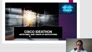 Cisco Ideathon 2021 ( Round qualified ) Video submission round