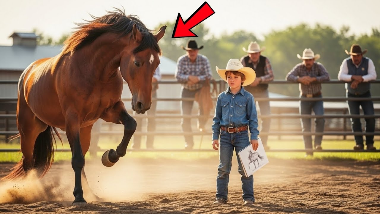 Not Even the Best Cowboy Could Touch This Wild Horse... Until a Young Boy Arrived