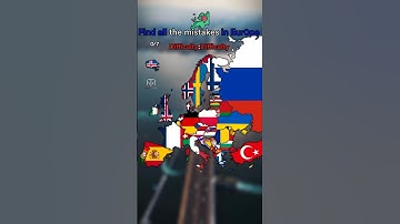 Find all the mistakes in Europe