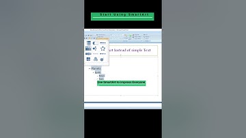 Change Text into SmartArt | Add SmartArt in PowerPoint Presentation #computertricks #youtubeshorts