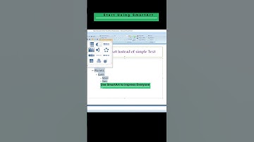 Change Text into SmartArt | Add SmartArt in PowerPoint Presentation #computertricks #youtubeshorts
