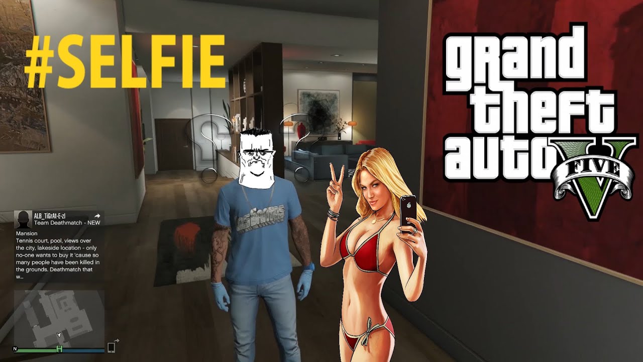 gta v funny moments selfie with kate upton p3 youtube