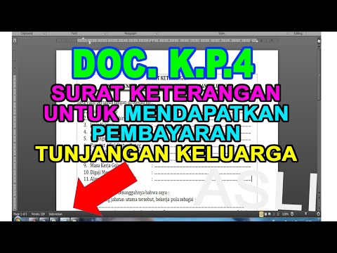 Video: Cara Mengajukan Tunjangan Untuk Keluarga Besar