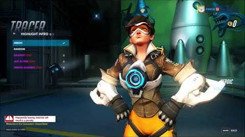 Tracer in Overwatch - emotes, victory poses and intros