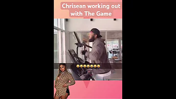 Chrisean Works Out With The Game 