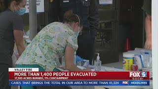 Checking In at a Valley Fire Evacuation Center