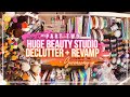 HUGE BEAUTY STUDIO MAKEUP DECLUTTER + REVAMP (PART 2) | MARCH 2021 | GIVEAWAY INCLUDED! | MCDREW