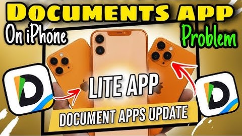 Documents app on iPhone new update new version | how to use documents app in iPhone | documents app