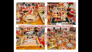 Aarthi Plates Decorations for Wedding Ideas How to Make Aarthi Plates Dolls திருமண ஆரத்தி தட்டுகள்