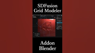 Blenderのアドオン「Grid Modeler」の紹介動画です。概要欄にURLがあります。#blender #addon #gridmodeler