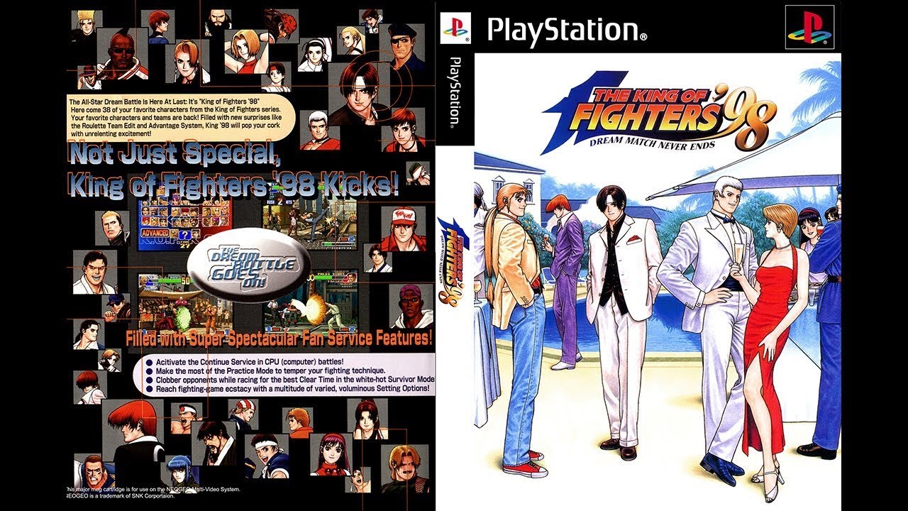 The King of Fighters '98: Dream Match Never Ends (Japan) PSX ISO