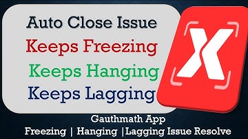 How to Fix Gauthmath Auto Close | Keeps Hanging | Freezing | Lagging Issue Solve in Android