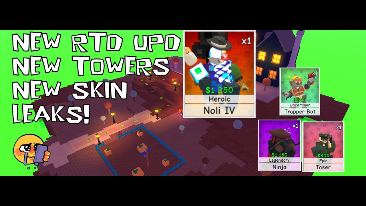RTD New Towers And Skins (LEAKS!!)