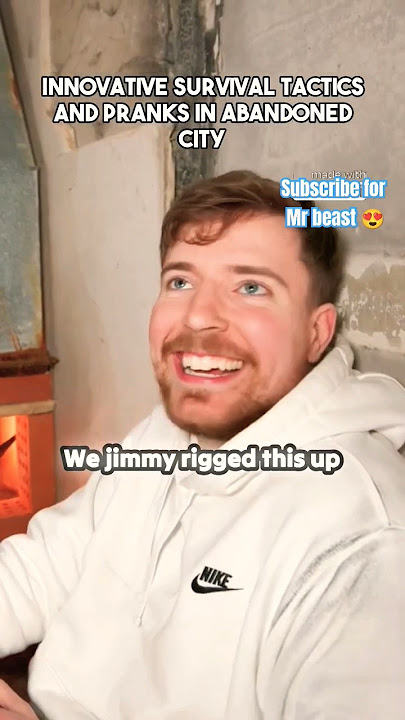 Innovative Survival tactics in abandoned city l Mrbeast new video l@MrBeast #shorts #tiktok #viral