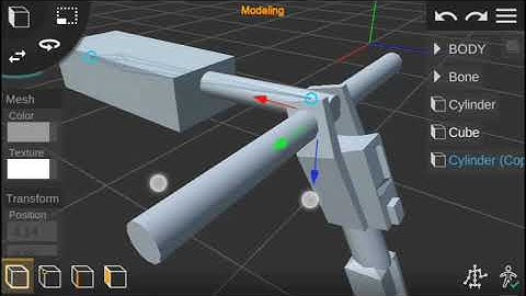 WAZJOHNDAB: prisma3d bone tool tutorial... How to mode a sci-fi drone part 6