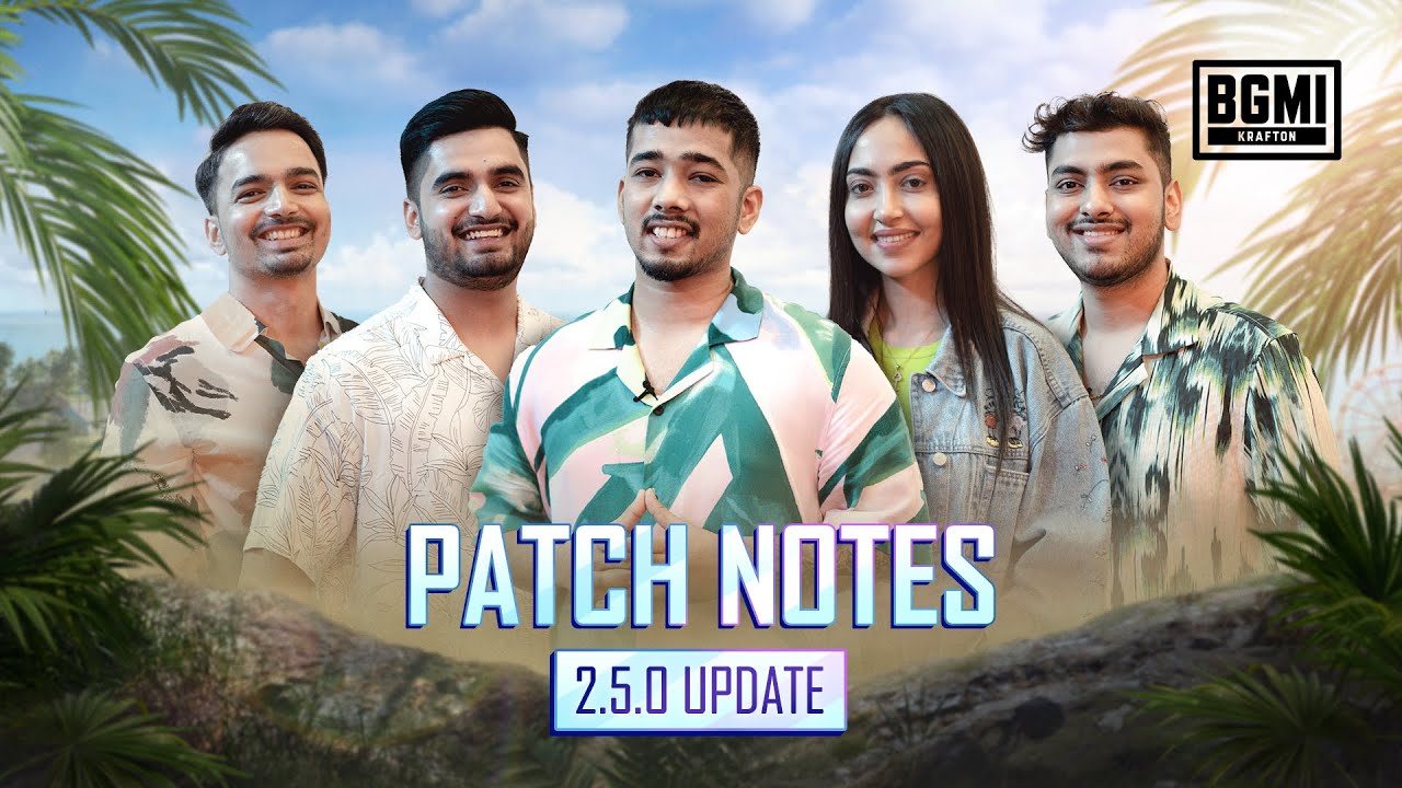 BGMI Patch Notes 2.5.0