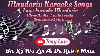 Bie Ku Wo Zui Ai De Ren-Karaoke🎤🧔‍♂️Male-No Vocal