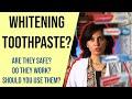 Teeth whitening toothpaste in India? Are they safe? Does whitening toothpaste work? (Hindi)