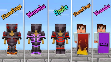 🔥 Custom Armor trims & Shields of Flame Frags, Wemmbu & Spoke! 😱