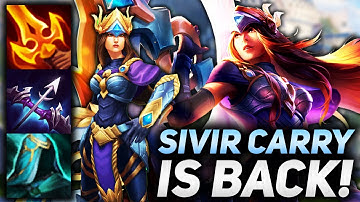 SIVIR CARRY WITH BOUNCING RICOCHET AUTOS IS BACK!! | Teamfight Tactics Patch 12.4