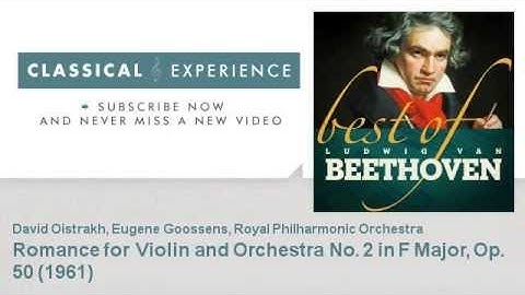 Thumbnail of Ludwig van Beethoven : Romance for Violin and Orchestra No. 2 in F Major, Op. 50
