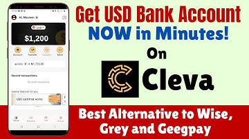 Open a Cleva Dollar Account in Nigeria to Receive USD Online Instantly!