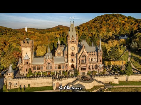 Video: Castillo alemán moderno de Drachenburg