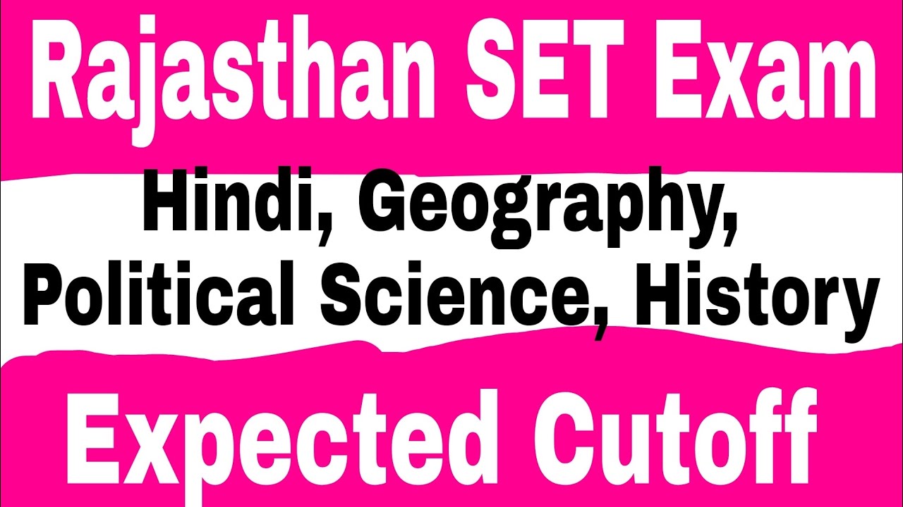 SET Exam 2023 Cut-off | Raj Set Expected Cut-off Marks I Rajasthan set 2023 expected cutoff | RSET