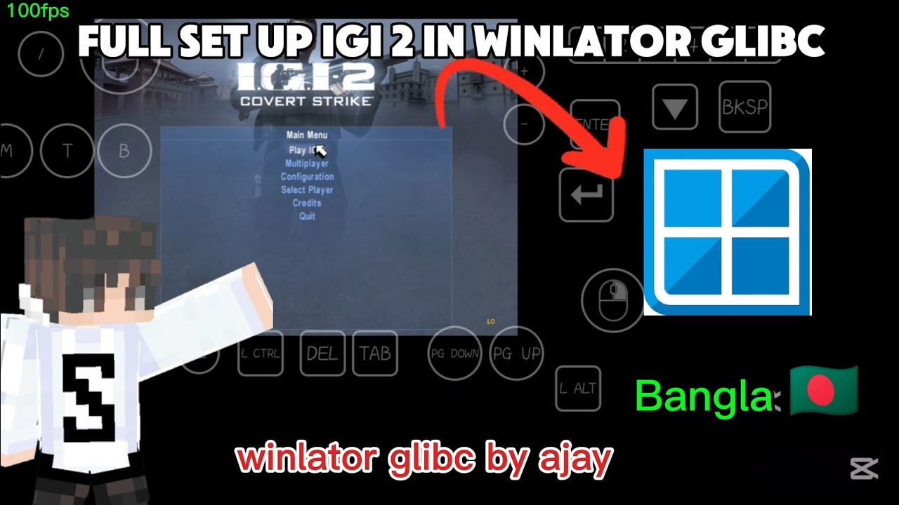 How to download igi 2 in winlator glibc - YouTube