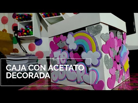 Video: Cómo Decorar Una Caja Con Apliques