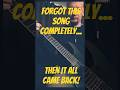 Thinking of You by Satriani- What riffs can you still play after forgetting them forever? #guitar